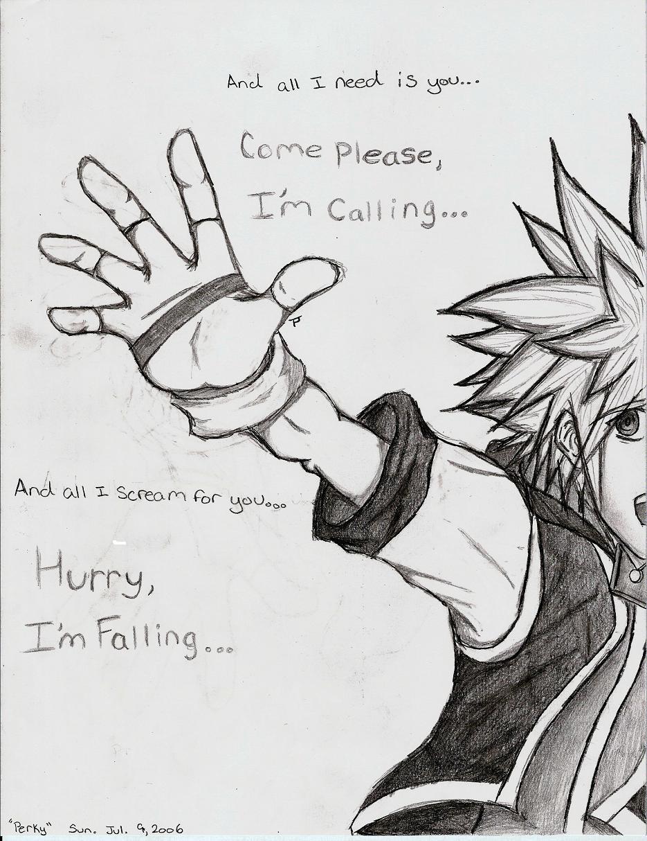 And all I Need is You (sora falling) by Radioactive_froggy