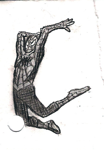 Spider man doodle by Radioactive_froggy