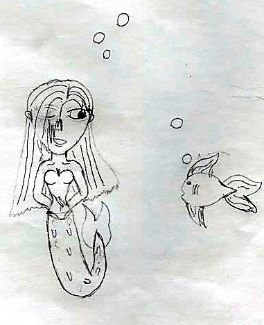 !!!!mermaid and fish!!! by RaeandBB
