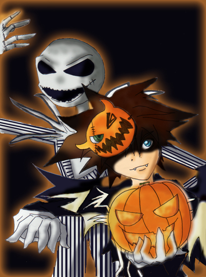 Jack and Sora's Halloween by Raenef
