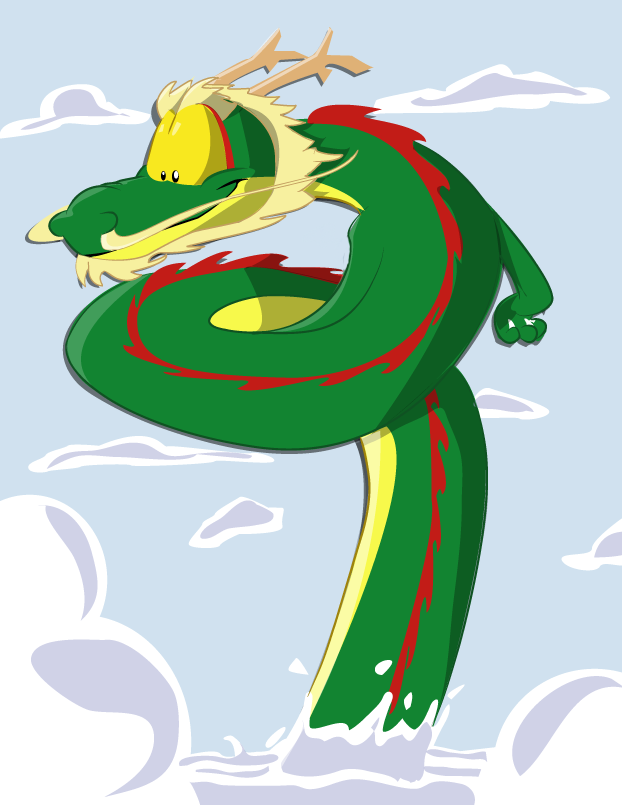 Oriental Dragon by RageMario