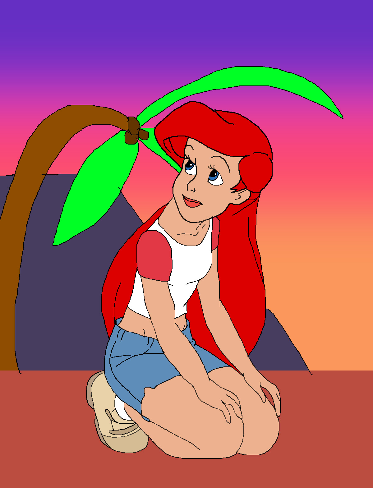 Ariel as Nani by Rainbow-Dash-Rockz