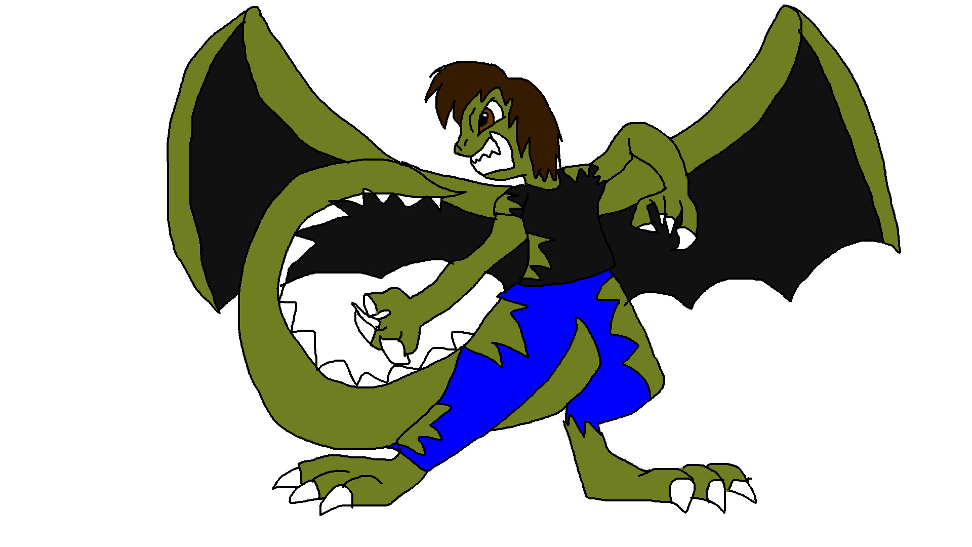 Dragon Crocodile Demon Transformation 3 by Rainbow-Dash-Rockz