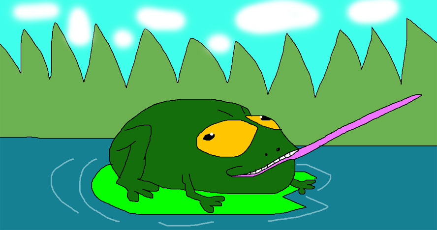 Funny Frog by Rainbow-Dash-Rockz