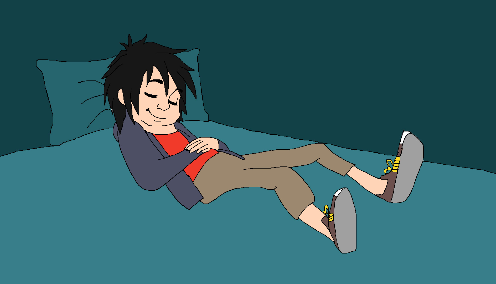 Hiro sleeping by Rainbow-Dash-Rockz
