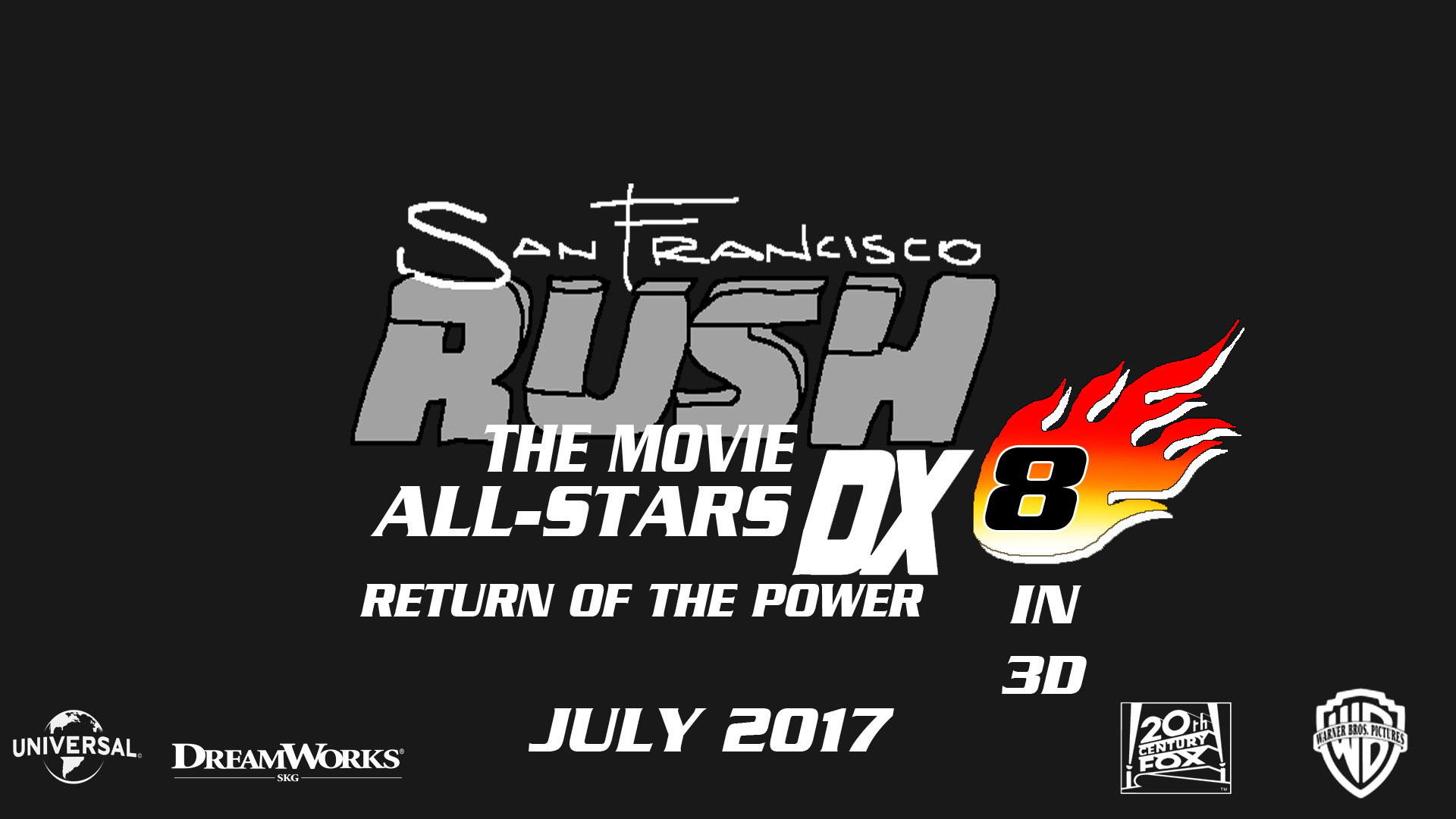 San Francisco Rush The Movie All Stars DX 8 Teaser UK by Rainbow-Dash-Rockz