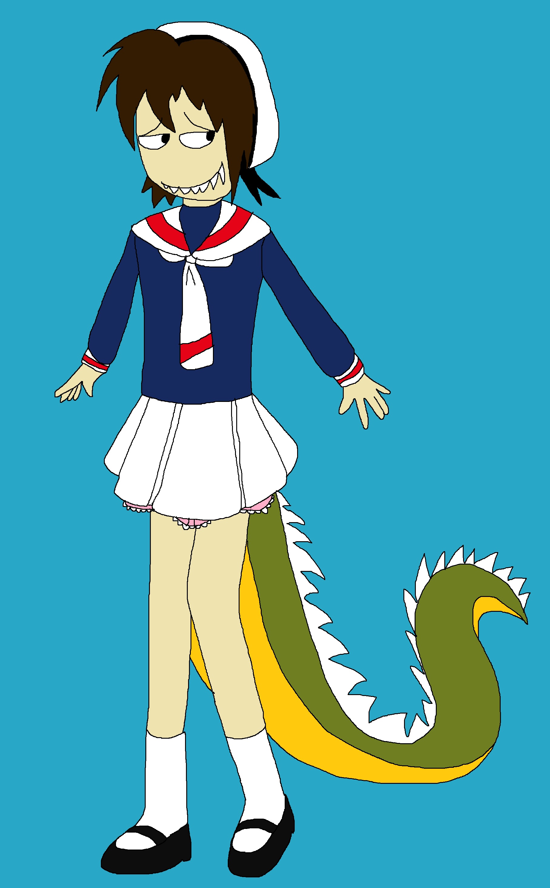 Arthur with Sakura's School Uniform by Rainbow-Dash-Rockz