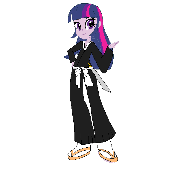 Twilight Sparkle with Soul Reaper costume by Rainbow-Dash-Rockz