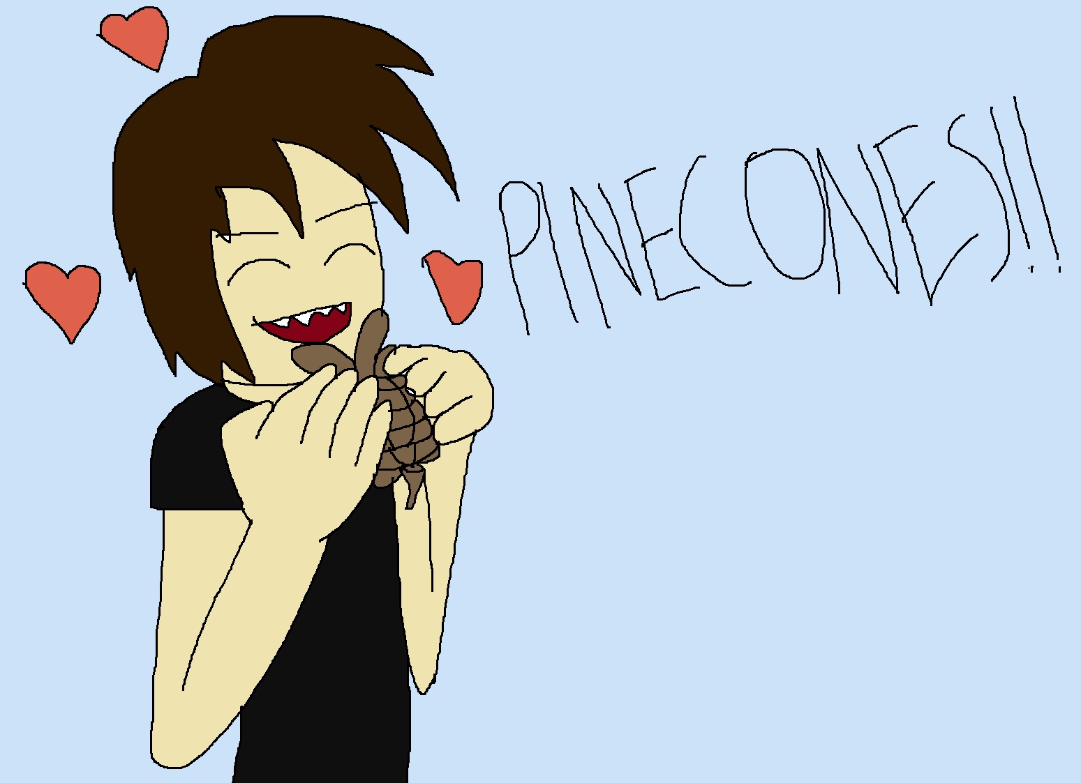 I love Pinecones by Rainbow-Dash-Rockz