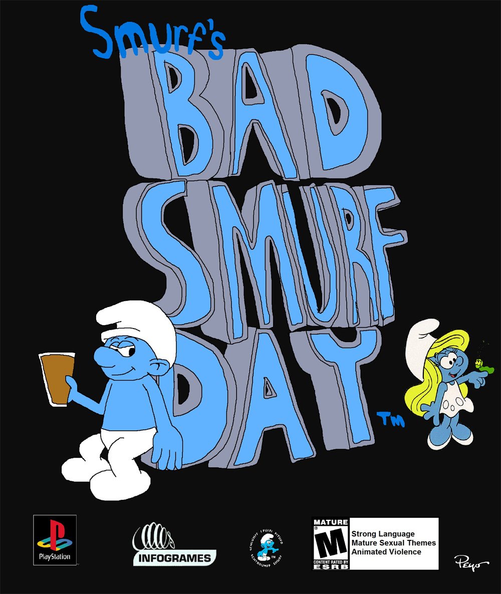 Smurf's Bad Smurf Day by Rainbow-Dash-Rockz