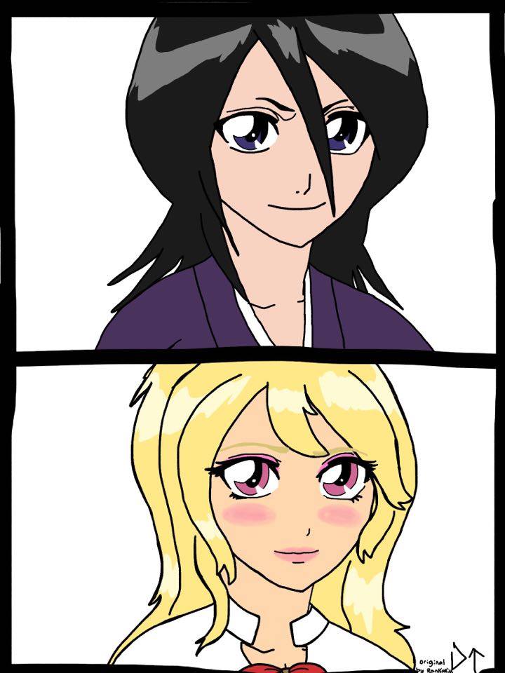 Rukia becomes Mature with Blond hair by Rainbow-Dash-Rockz