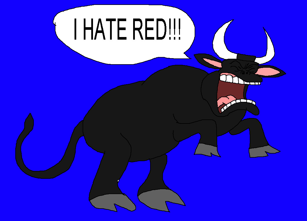 Bull hates red by Rainbow-Dash-Rockz