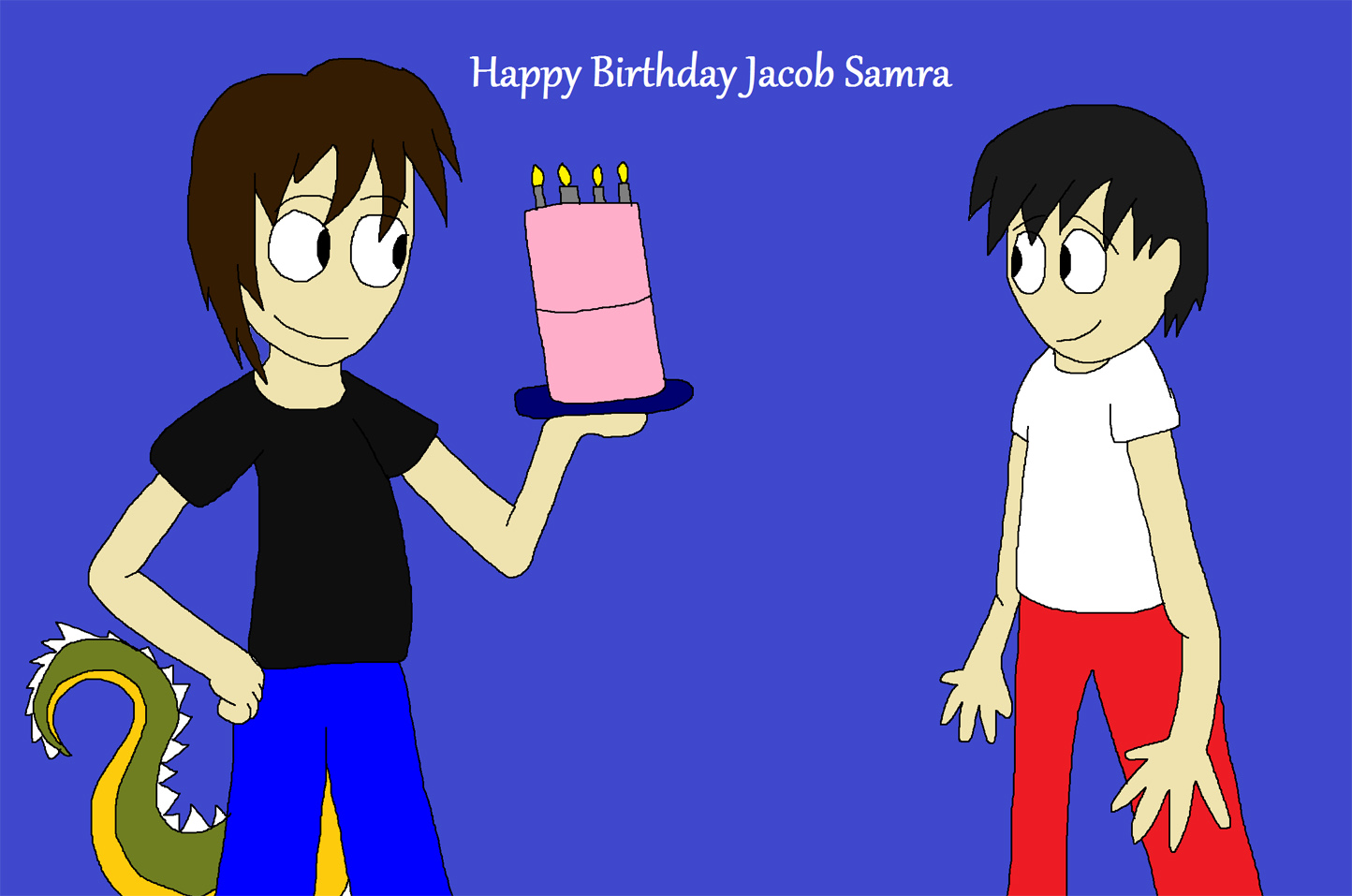 Happy Birthday Jacob Samra by Rainbow-Dash-Rockz