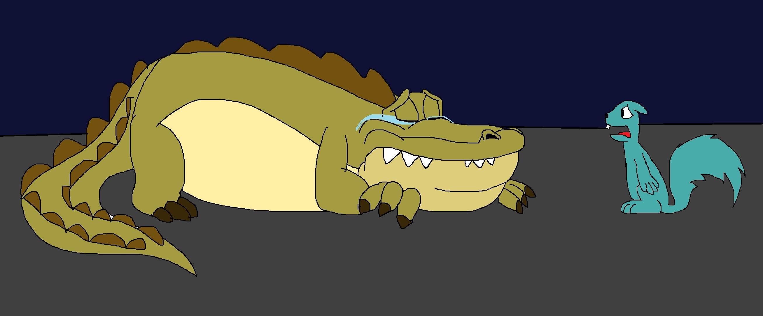 Poor Louis the Alligator by Rainbow-Dash-Rockz