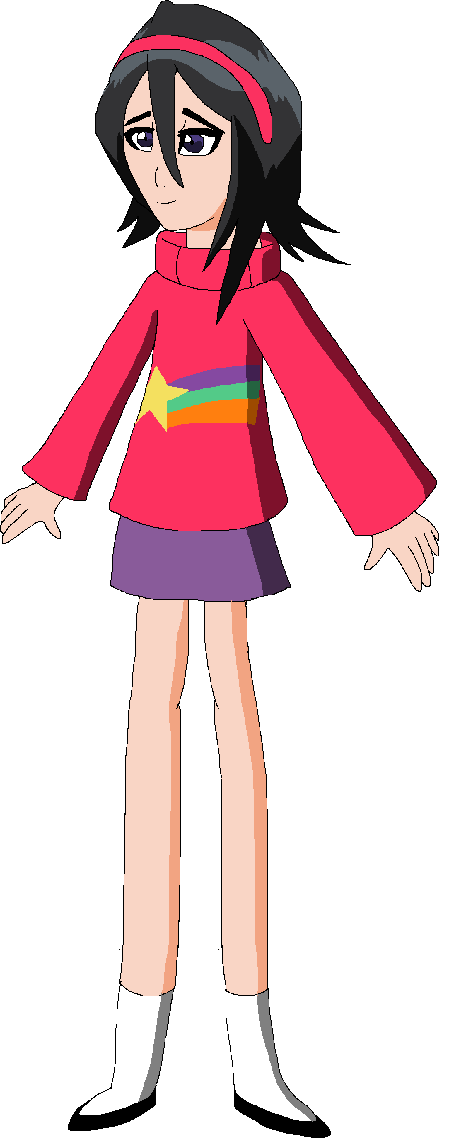 Rukia as Mabel by Rainbow-Dash-Rockz