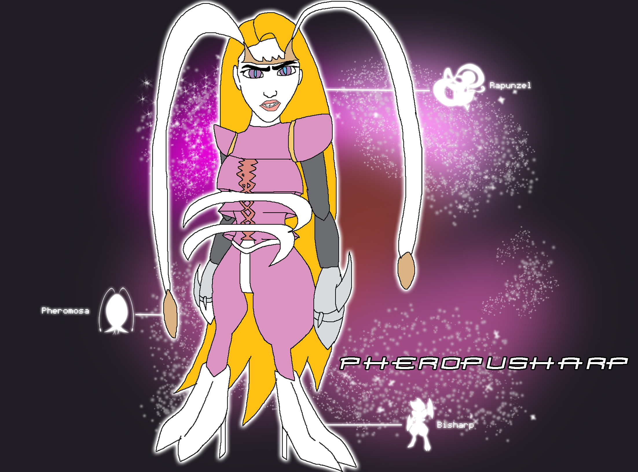 Fusion - Pheropusharp by Rainbow-Dash-Rockz