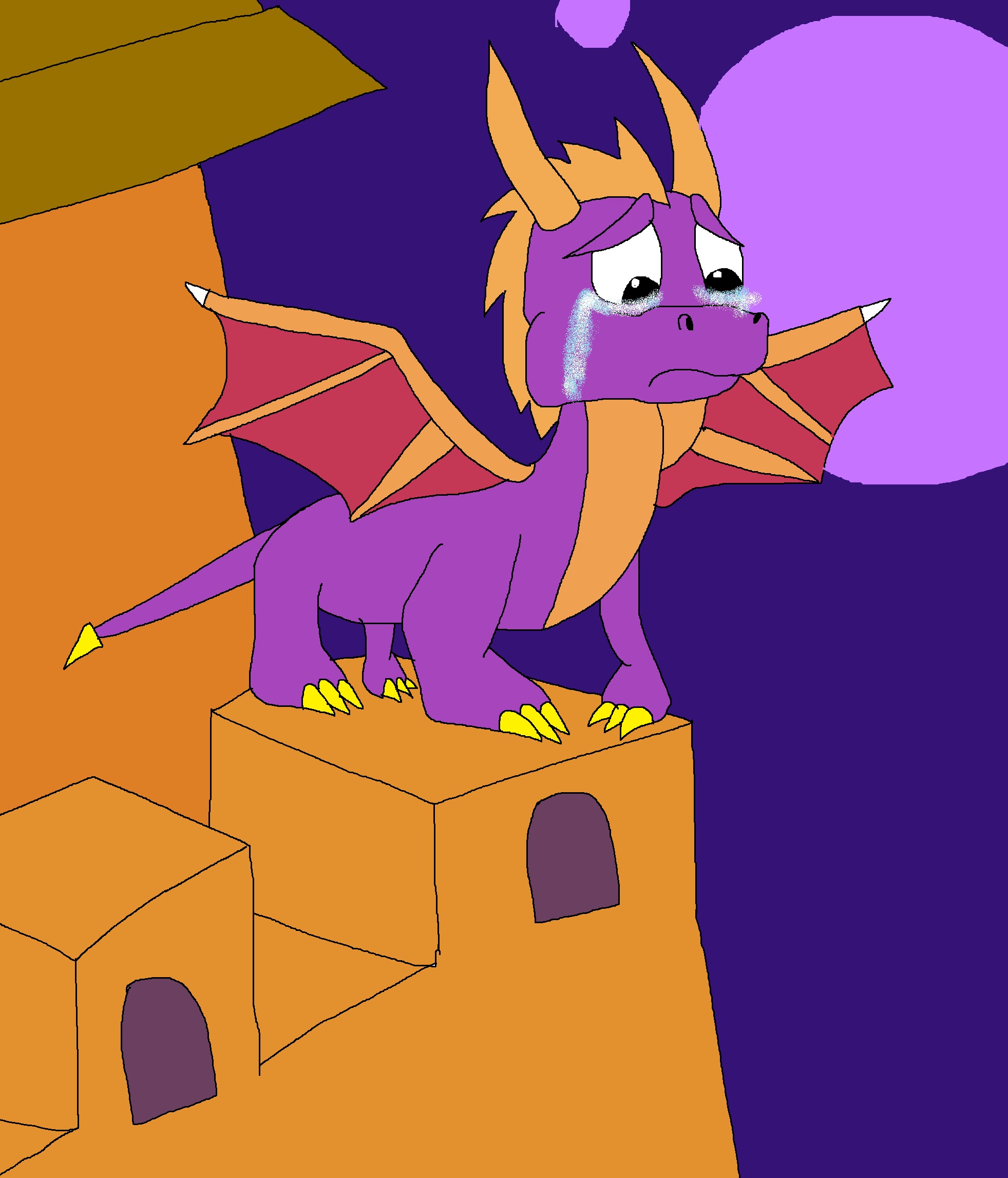 Poor Spyro by Rainbow-Dash-Rockz