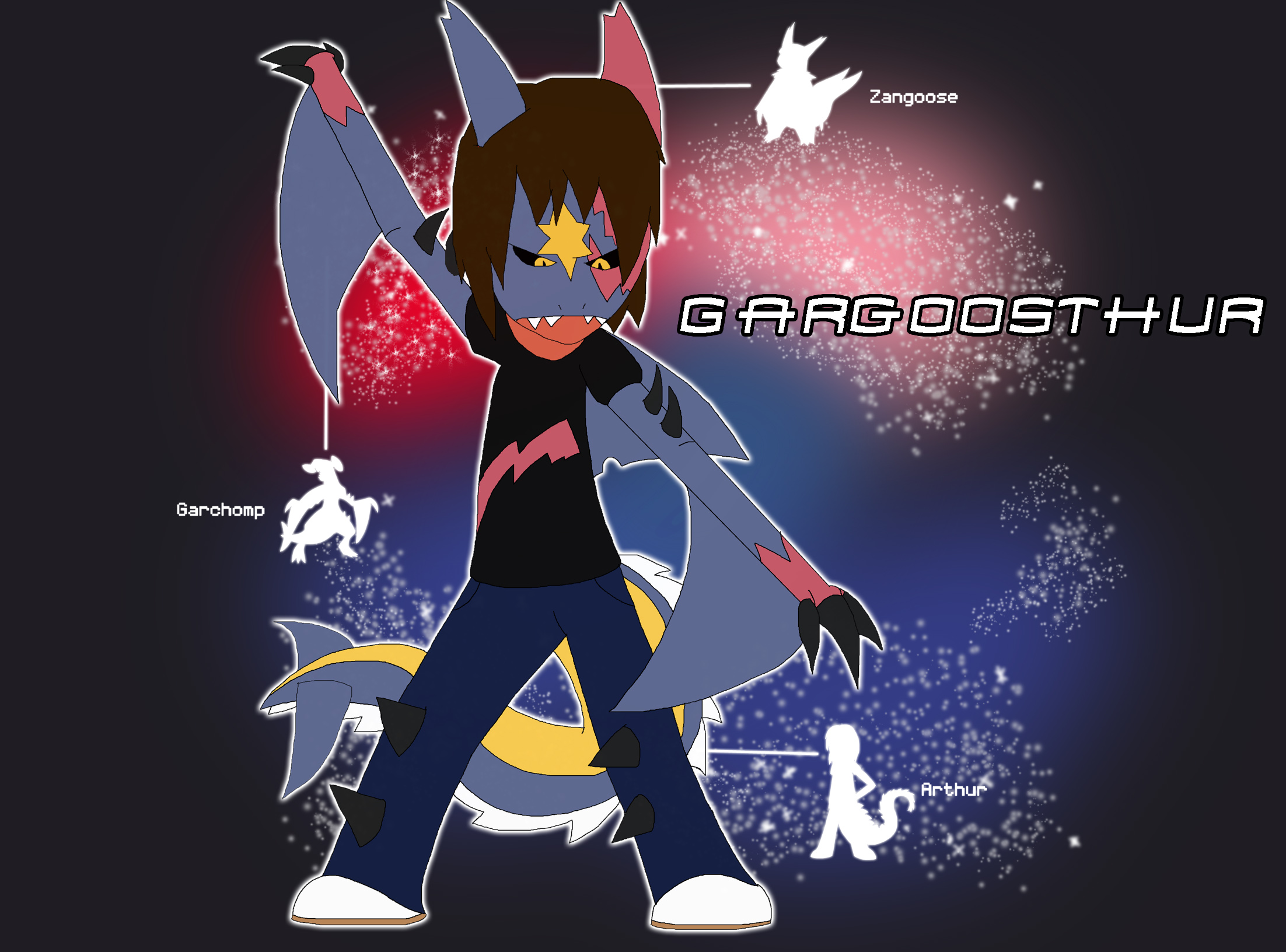 Fusion - Gargoosthur by Rainbow-Dash-Rockz