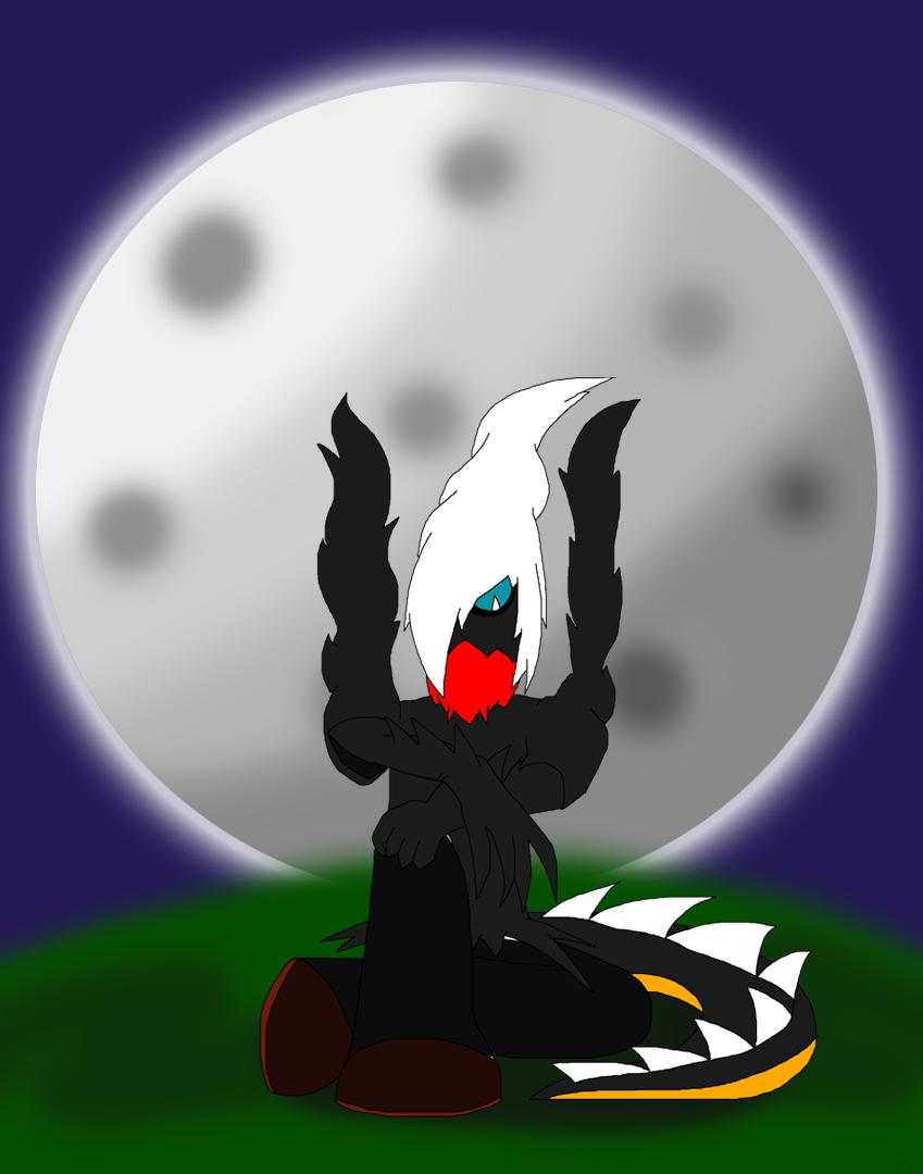 Darkthur relaxing in the night time by Rainbow-Dash-Rockz