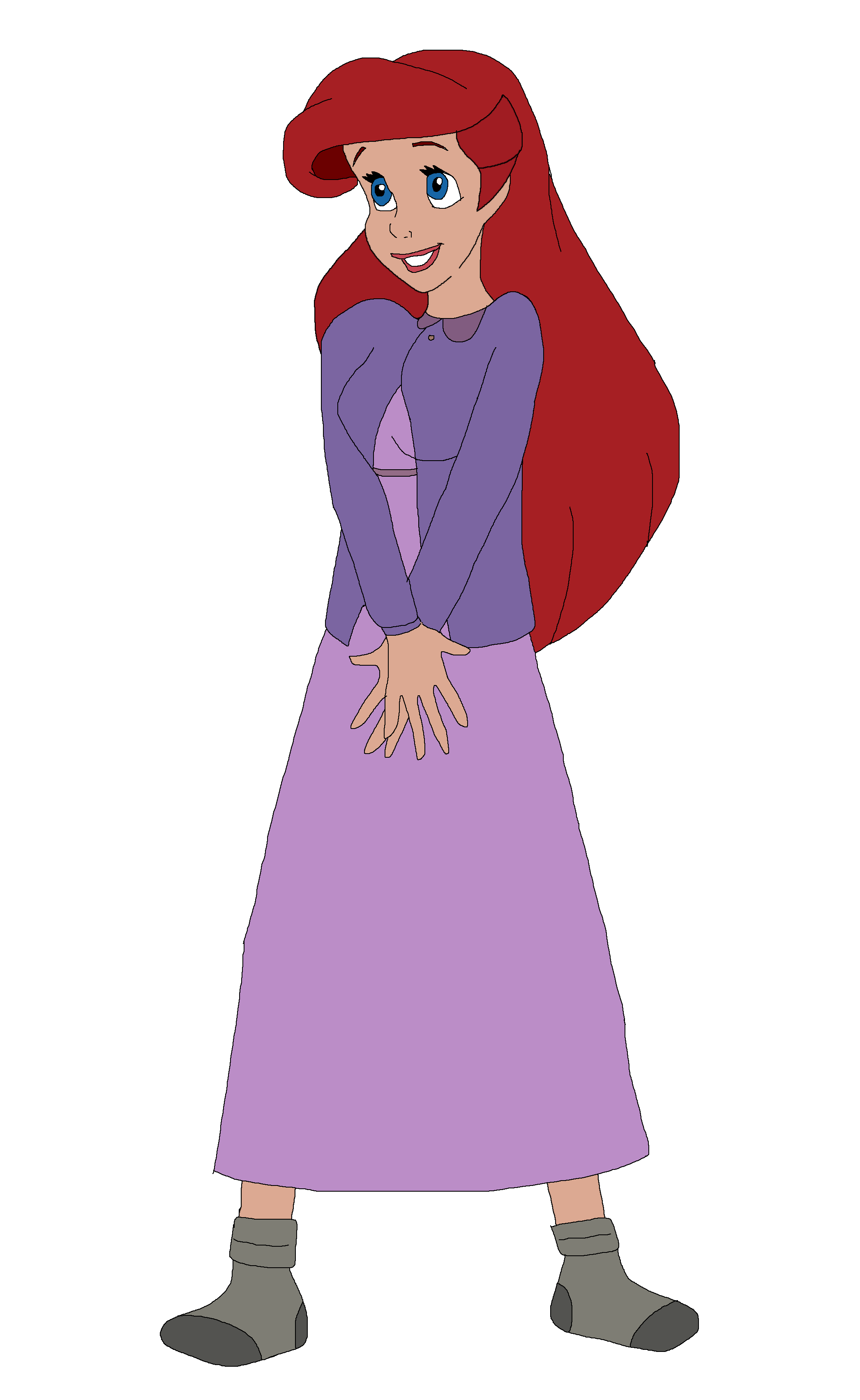 Ariel as Jane by Rainbow-Dash-Rockz