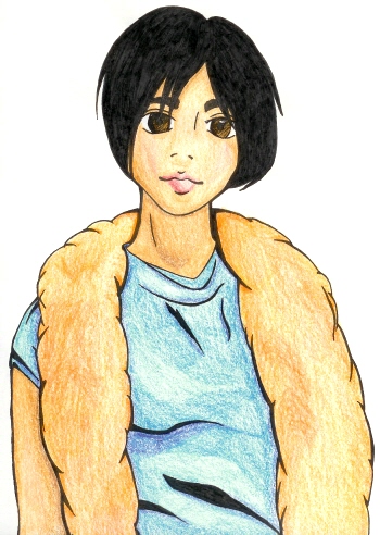 Ryoko Hirosue (Colored) by RaineKitsune