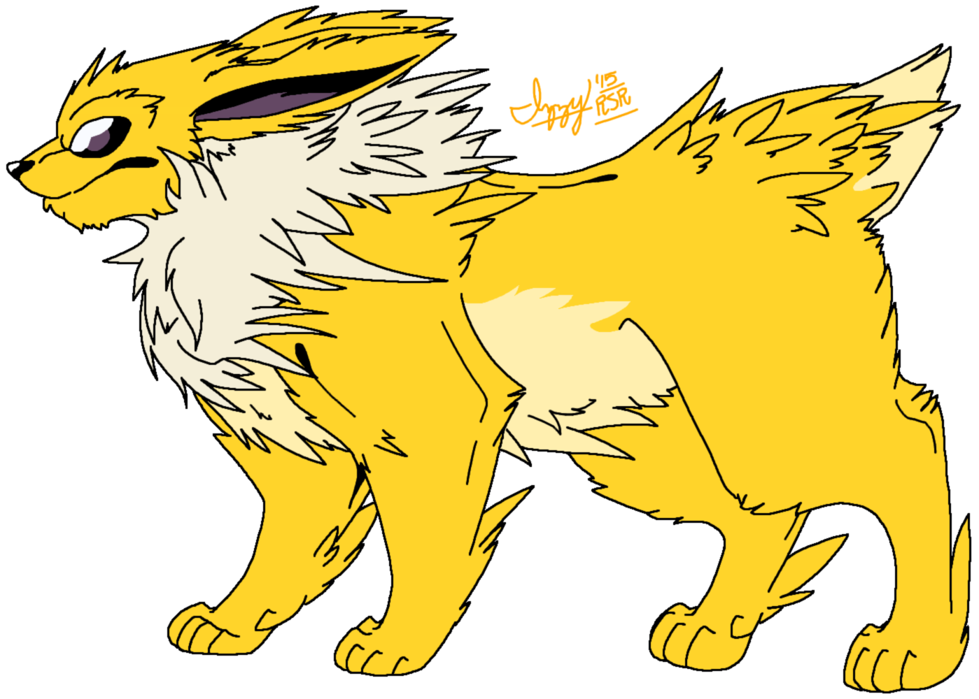 .:Jolteon, the Warrior of Fluff and Thunder!:. by RaineSageRocks