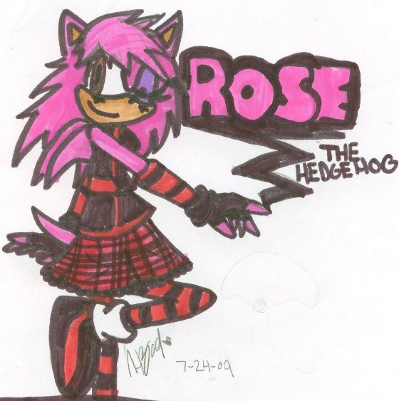 Rose The Hedgehog c: by RaineandSonic