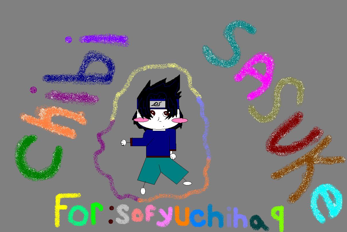Chibi sasuke for SofyUchiha9 =3 by Rainhorsie