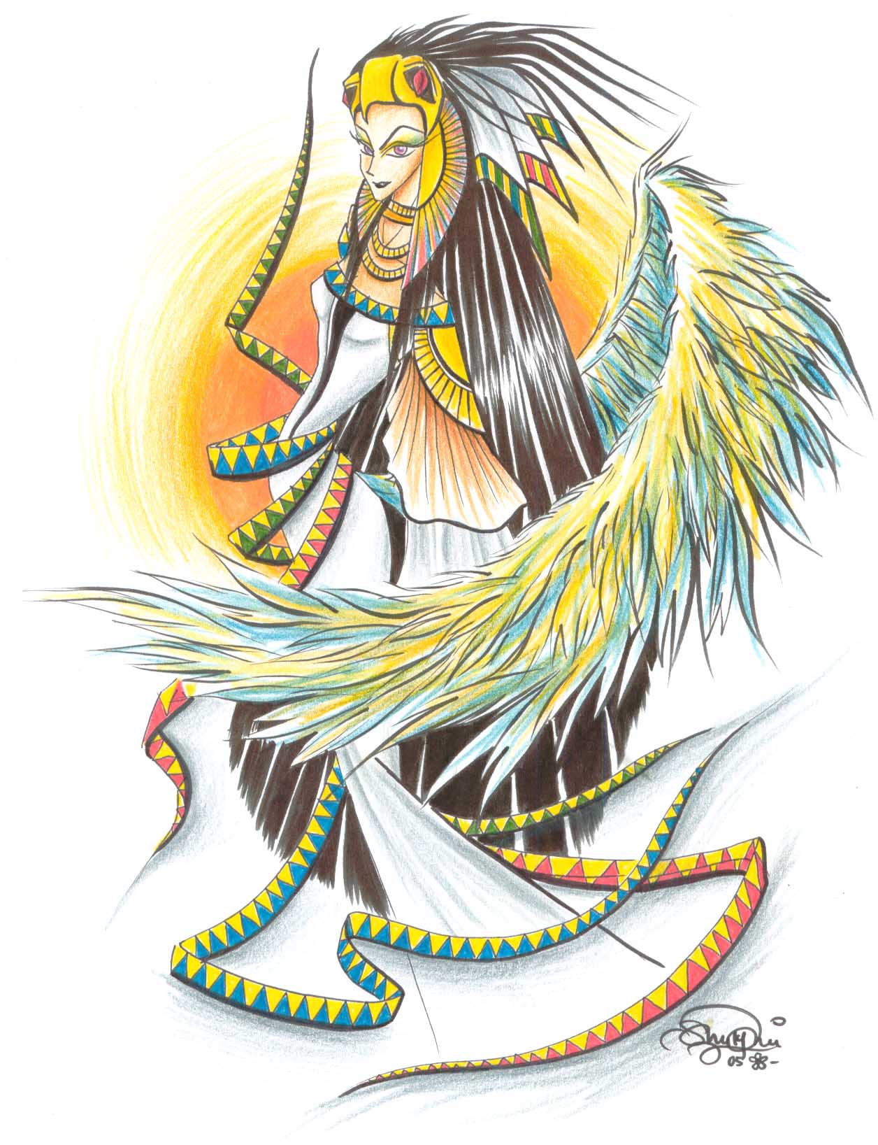 Nekhbet *~ the Mythical Vulture Goddess~* by RanKo