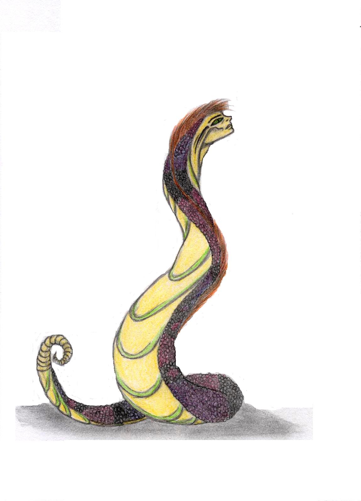 Snake Creature by Ran_The_Hyena