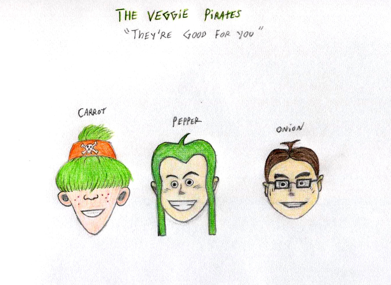 The Veggie Pirates by Ran_The_Hyena
