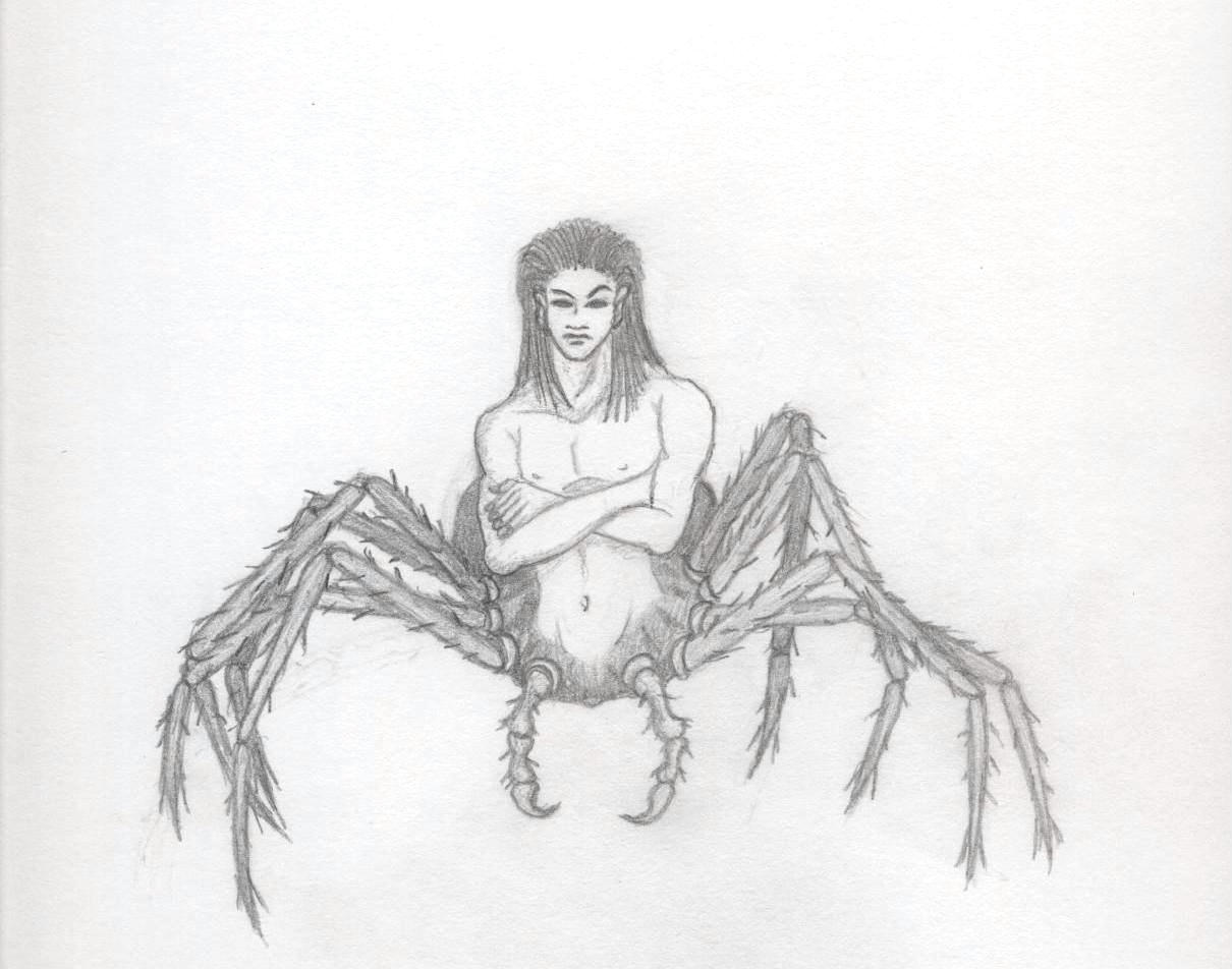 Strange Creature 4, Arachnataur 2 by Ran_The_Hyena