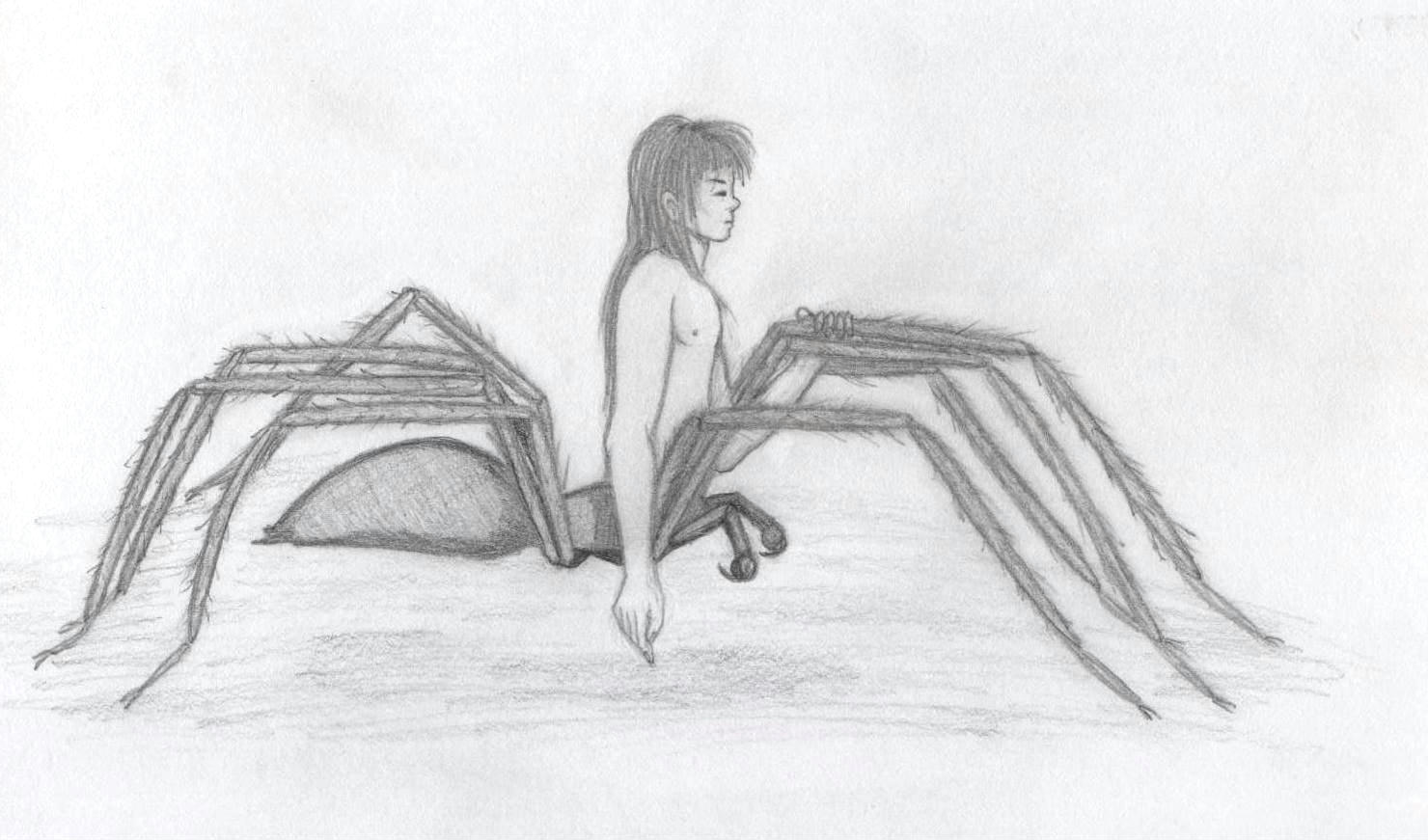 Strange Creature 4, Arachnataur 3 by Ran_The_Hyena