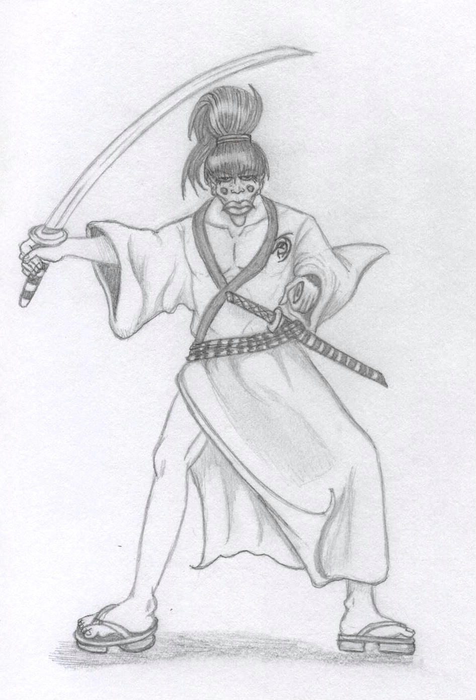 Samurai Chuu, unfinished by Ran_The_Hyena
