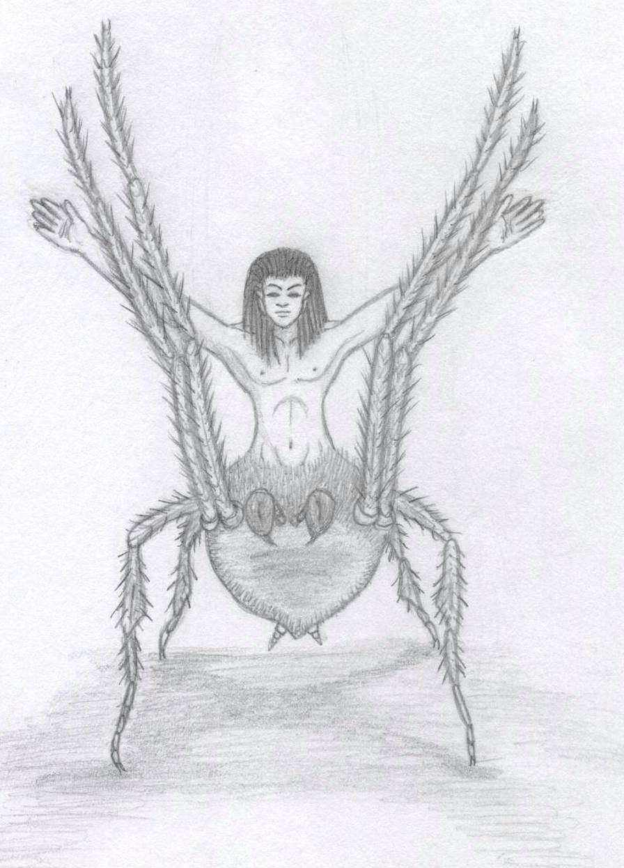 Strange Creature 4, Arachnataur 4 by Ran_The_Hyena