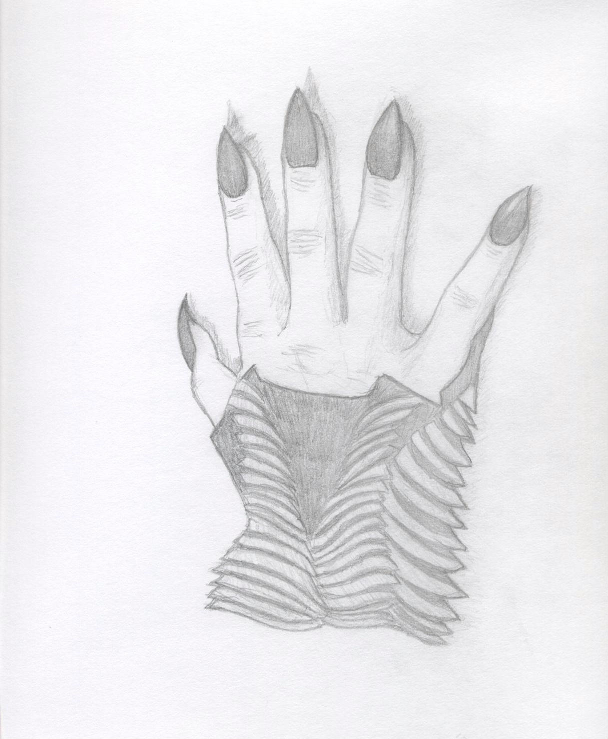 Yulyn's hand by Ran_The_Hyena