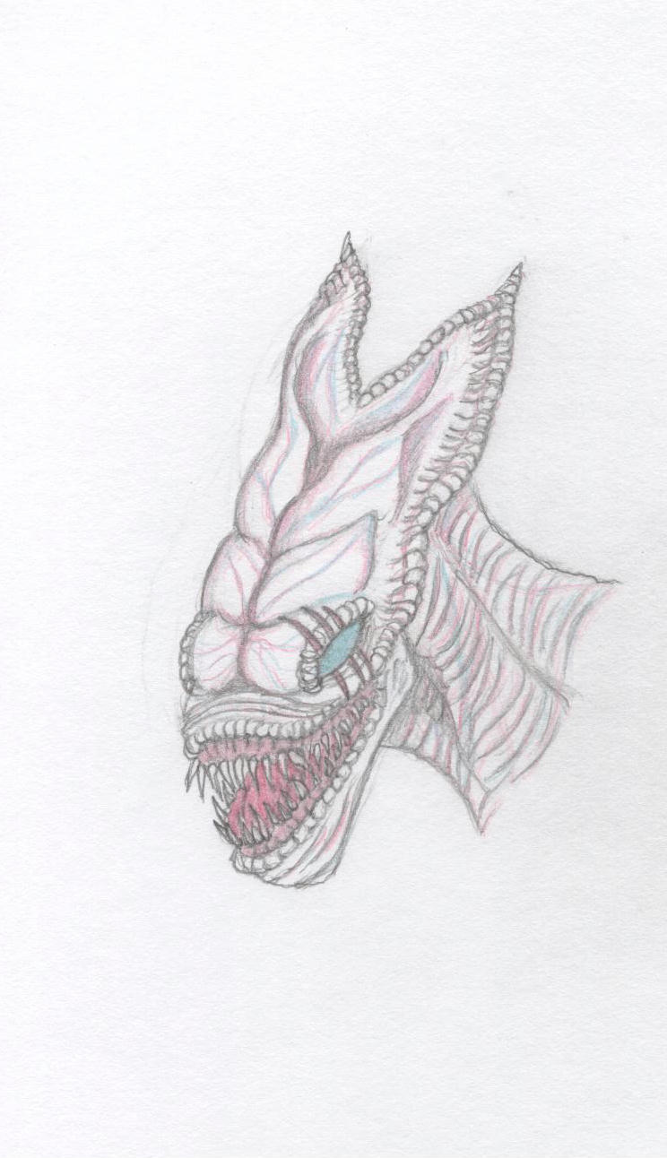 White Dragon 1 by Ran_The_Hyena