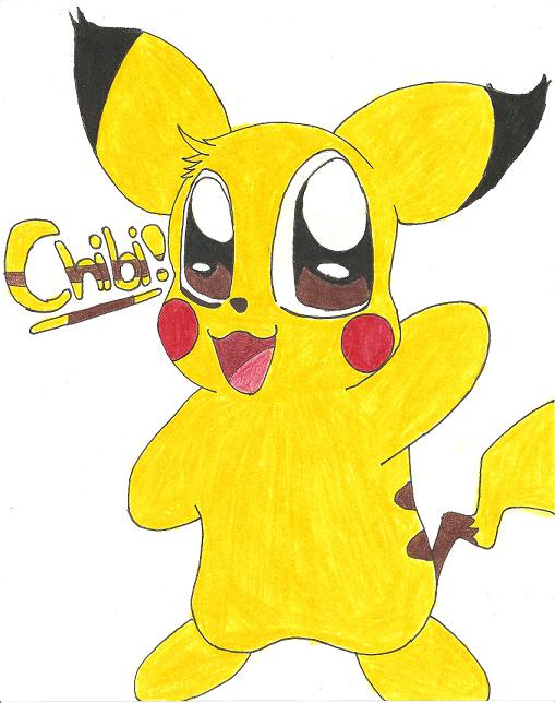 Chibi Pikachu by Ranson
