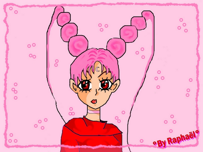 Pink Girl by RaphaWanwan