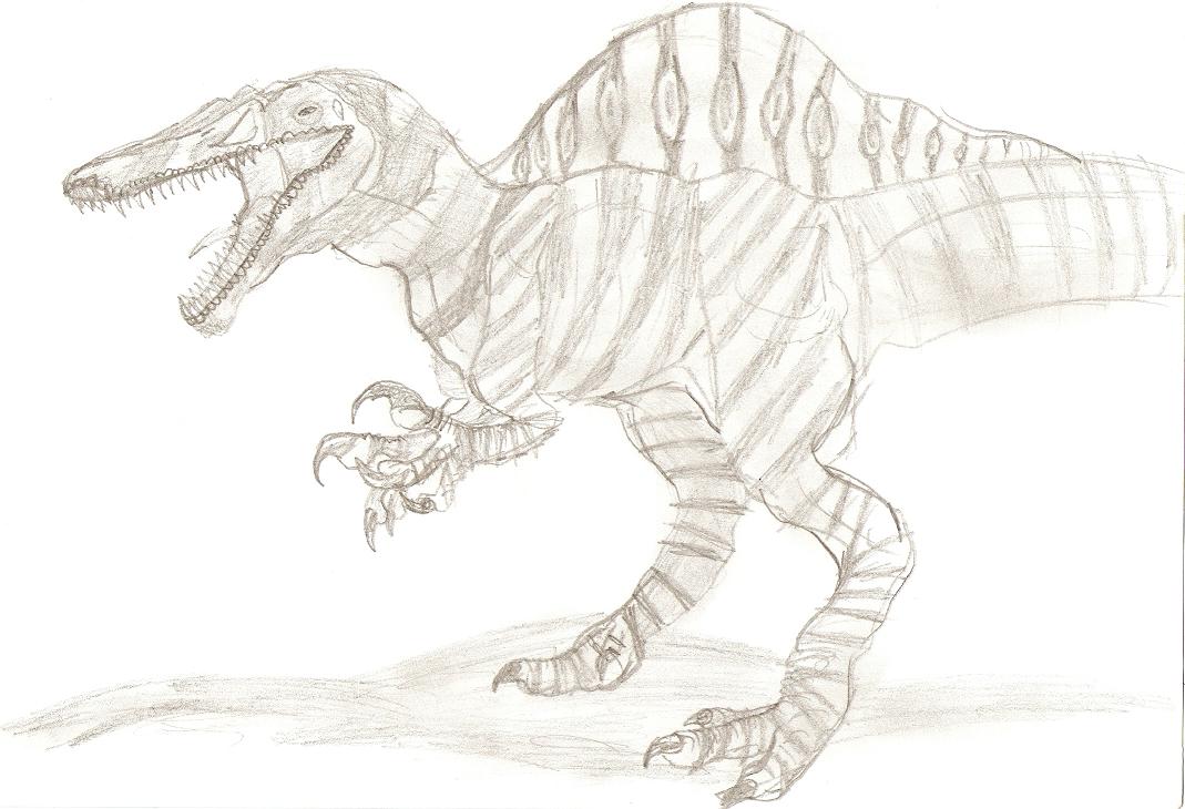 spinosaurus again! by RaptorMaster