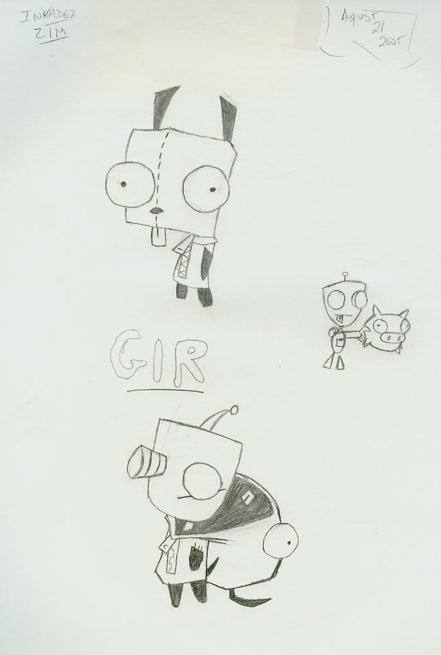 GIR in several forms by RavenGothGirl