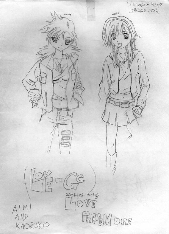 Aimi and Kaoruko by RavenGothGirl