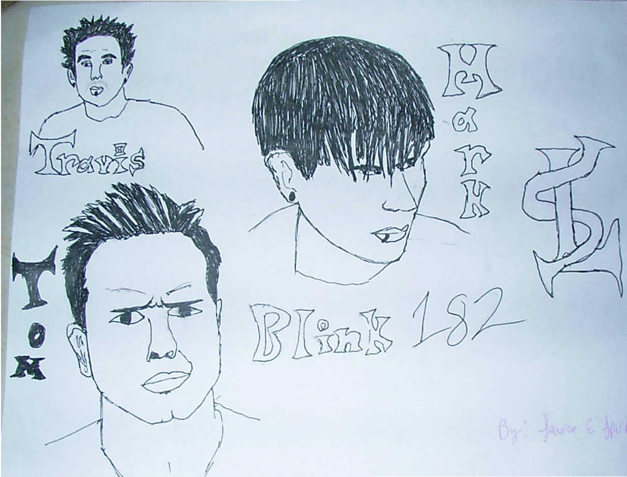 Mark, Tom, Travis  Blink182 by RavenTT87