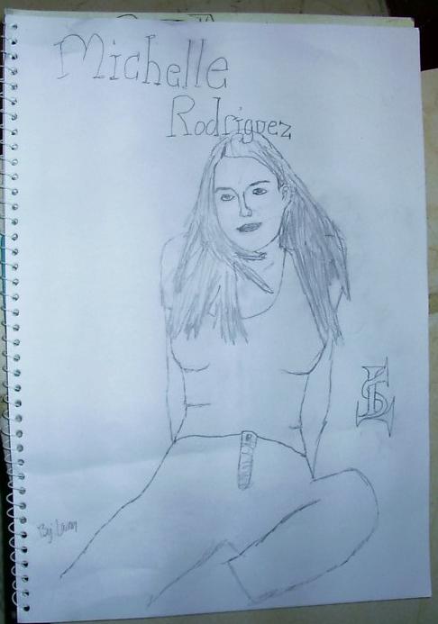 Michelle Rodriguez by RavenTT87