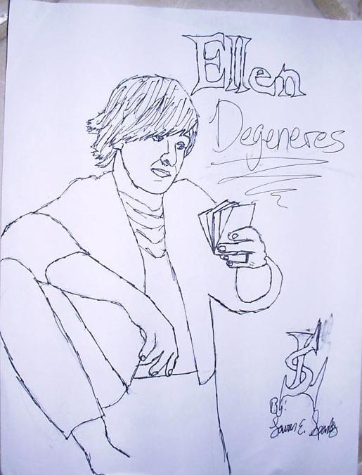 Ellen Degeneres by RavenTT87