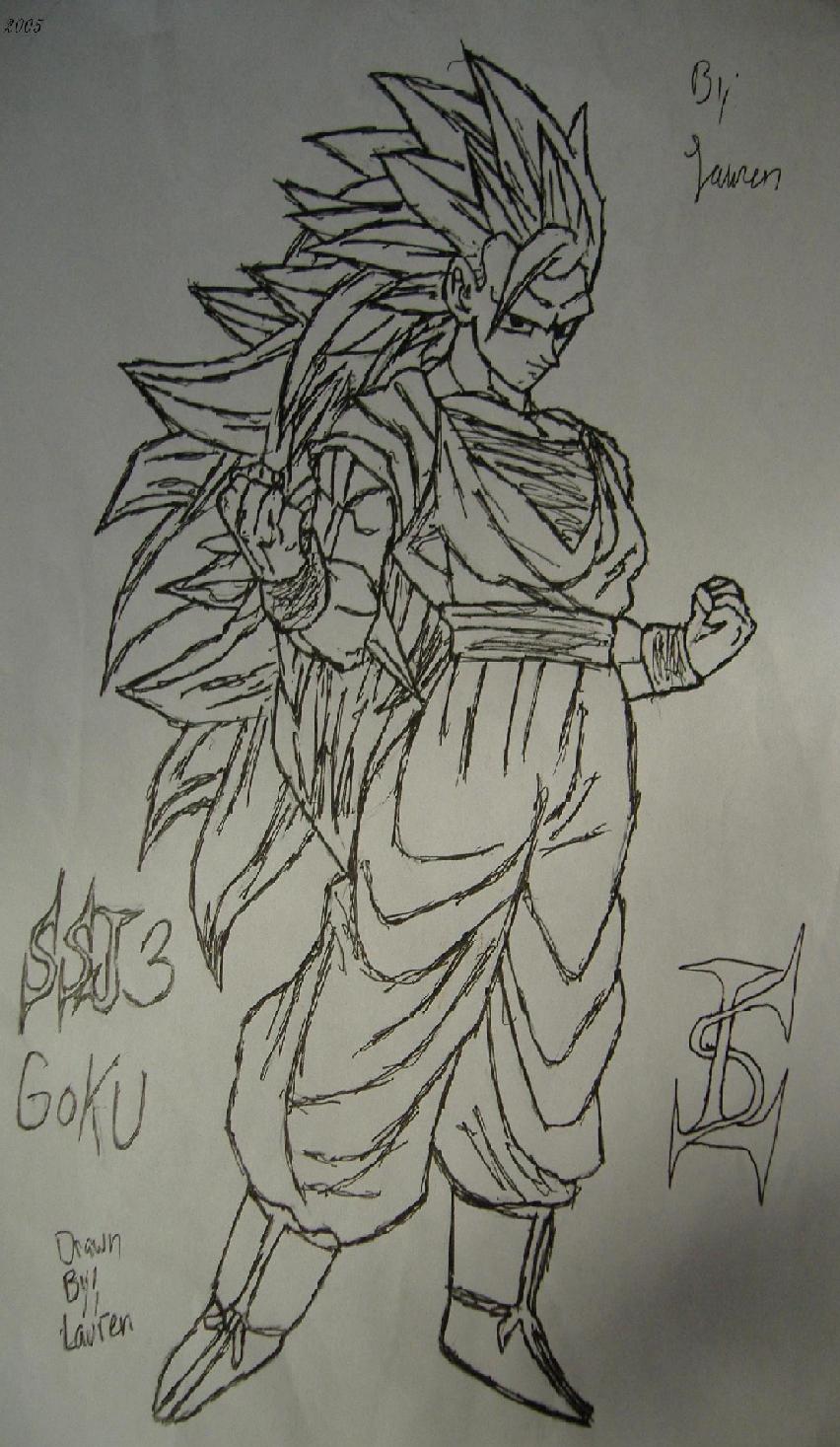SSJ3 Goku by RavenTT87