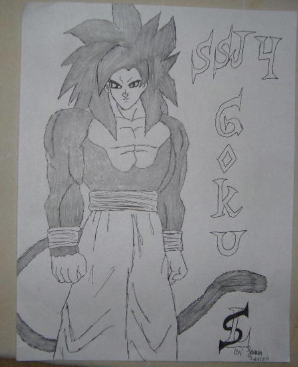 SSJ4 Goku (for Battlemech) by RavenTT87