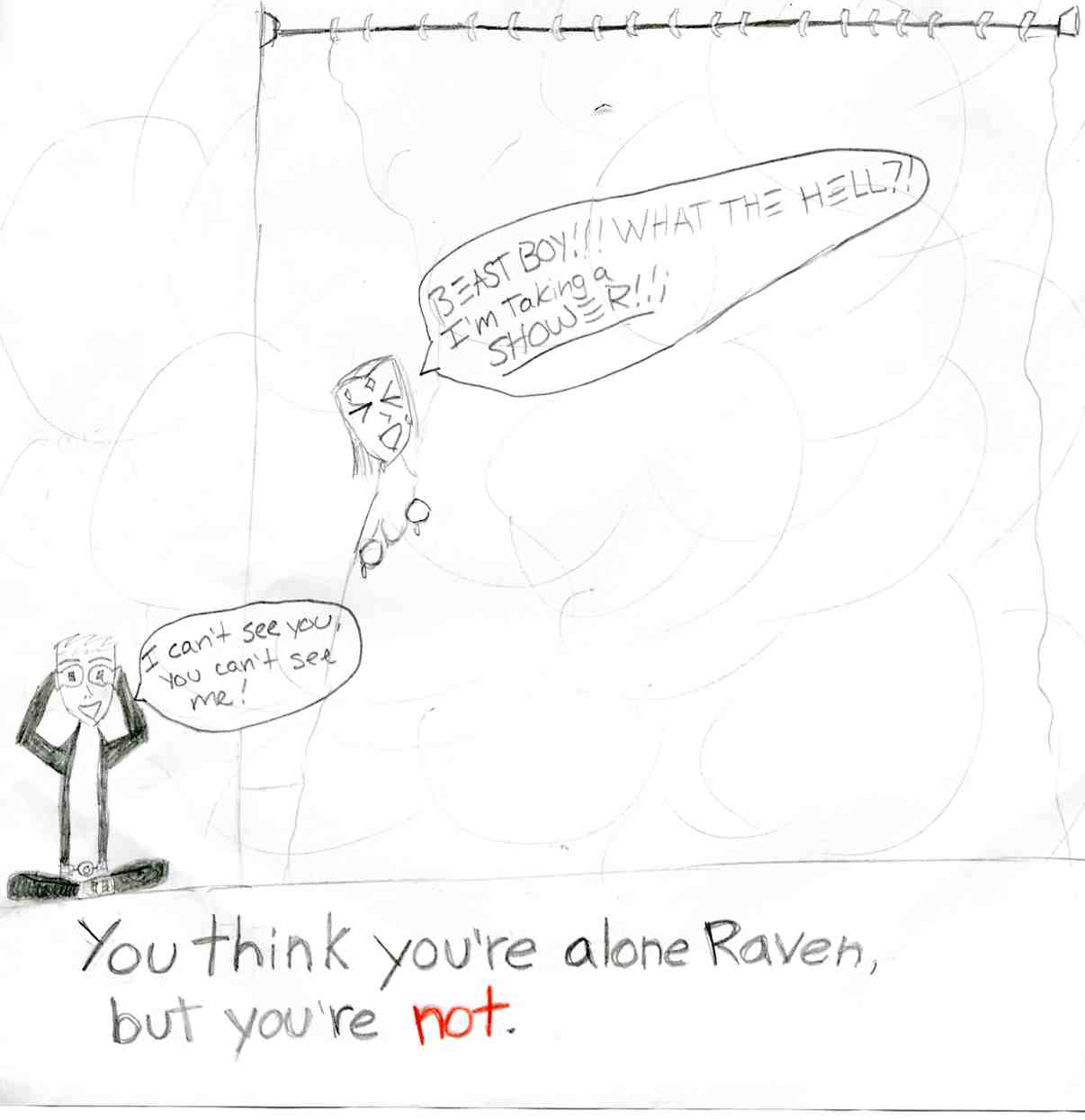 You think You're Alone Raven... by Ravenfan247