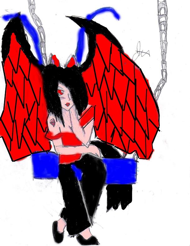 Kairi the dark demon angel by Raylover345678