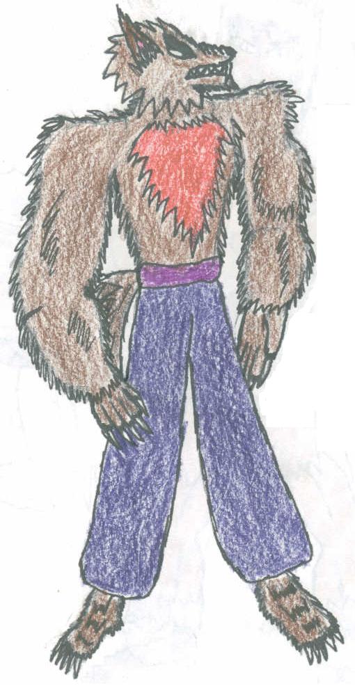 Chronus- Werewolf form by Raz